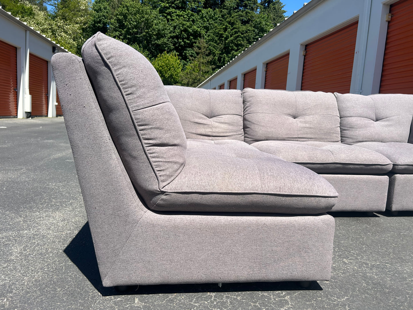 Grey Modular Sectional - 4 Piece