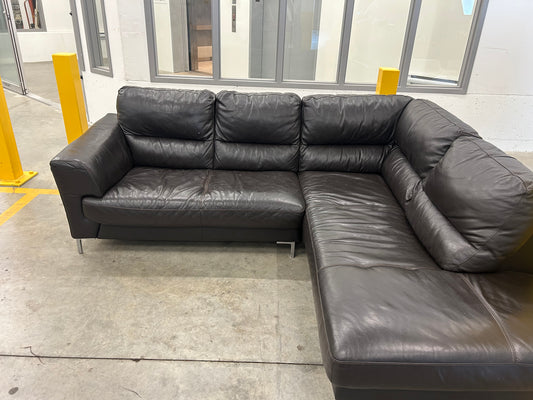 Genuine Leather Sectional
