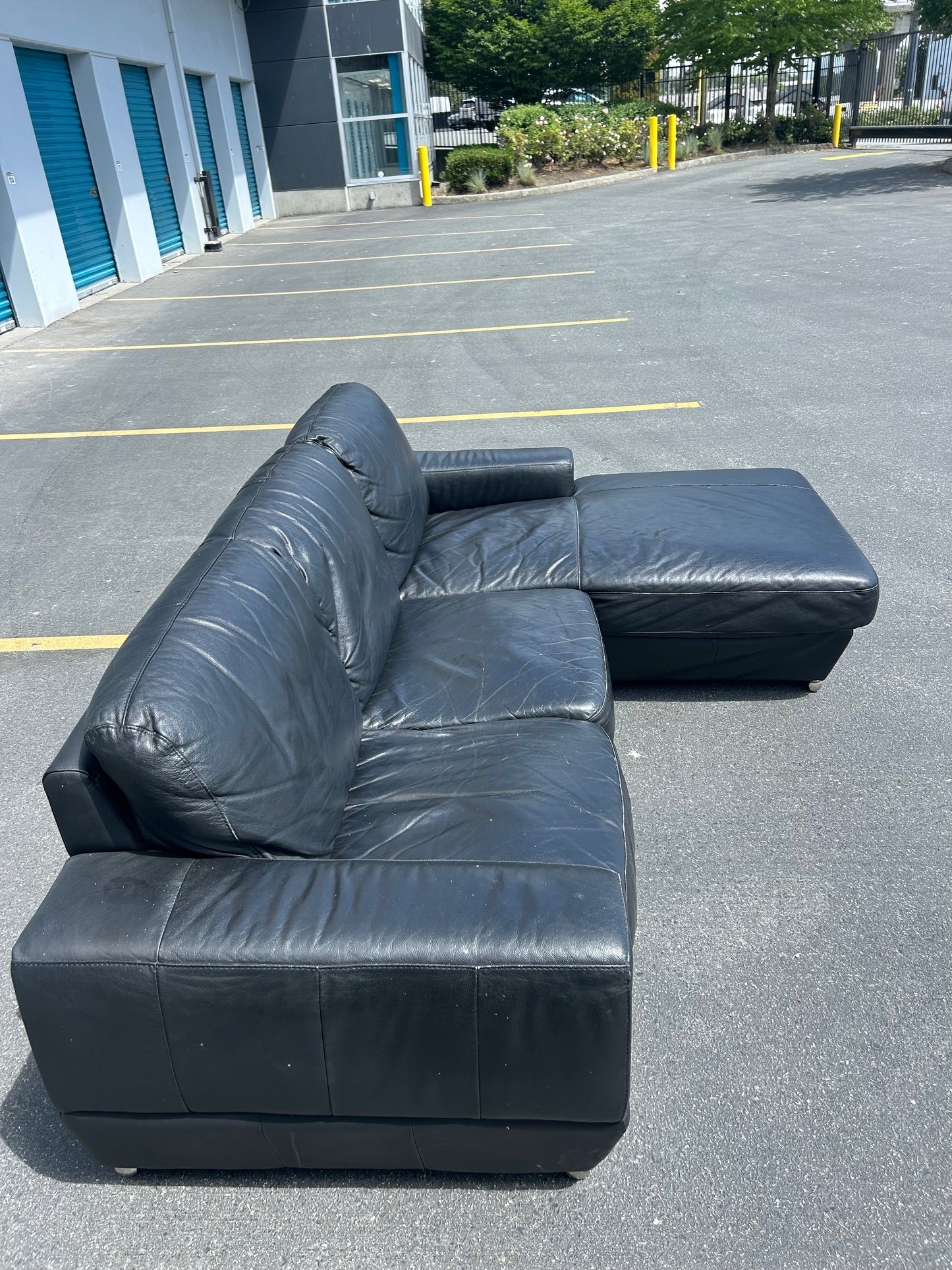 Genuine Leather Sectional