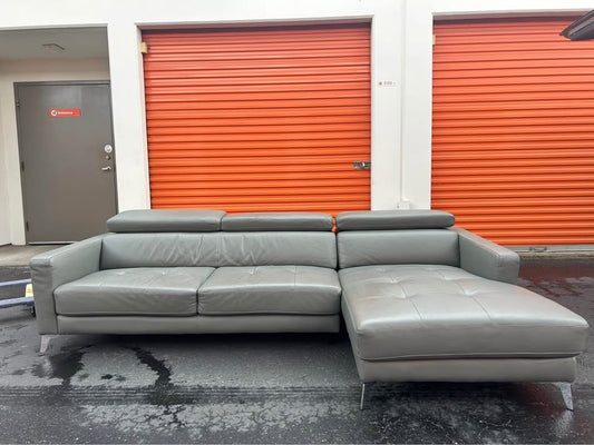 Genuine Leather Sectional Couch