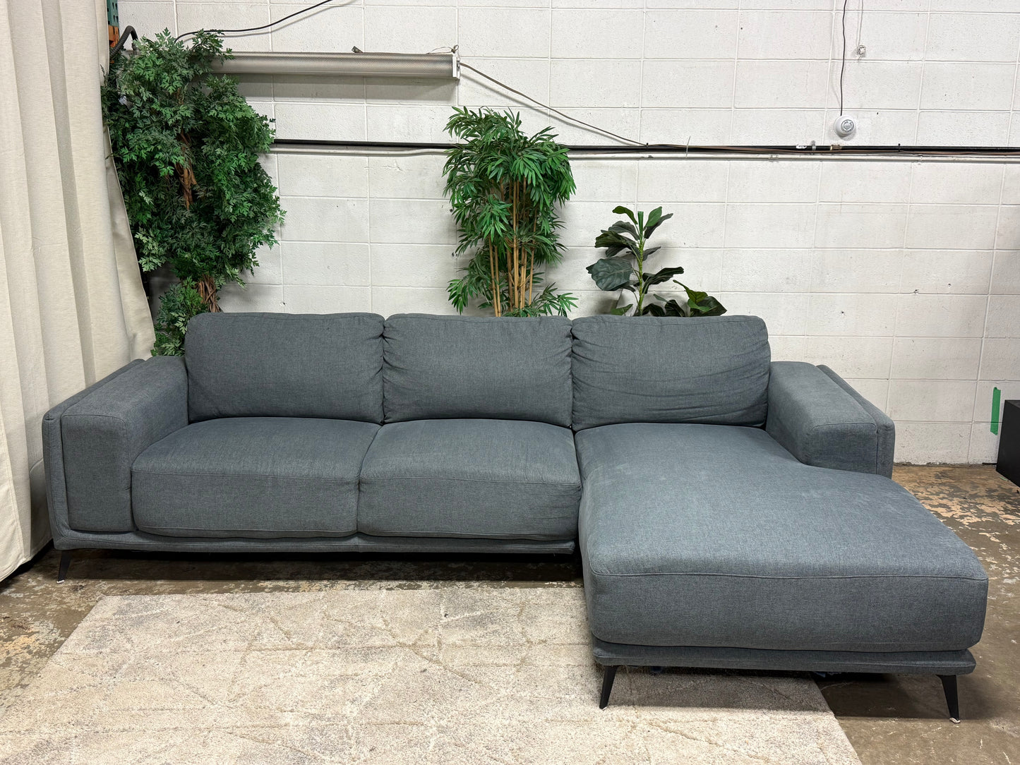 Structube Grey Sectional