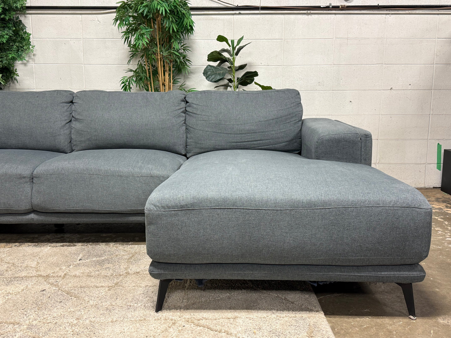 Structube Grey Sectional