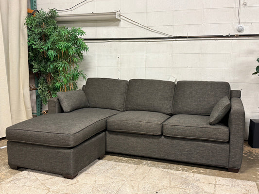 Crate & Barrel Reversible Grey Sectional (Delivery)