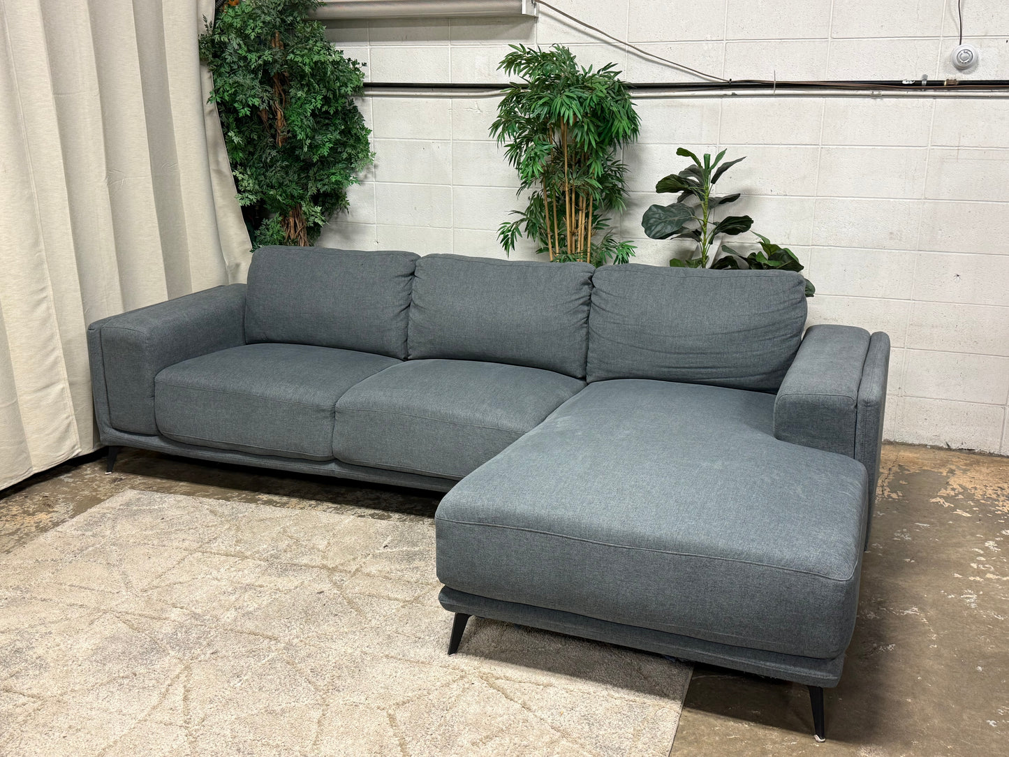 Structube Grey Sectional