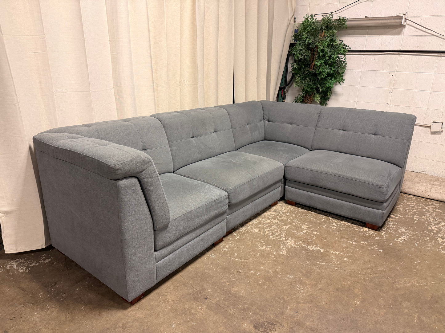 4-Piece Modular Sectional Couch